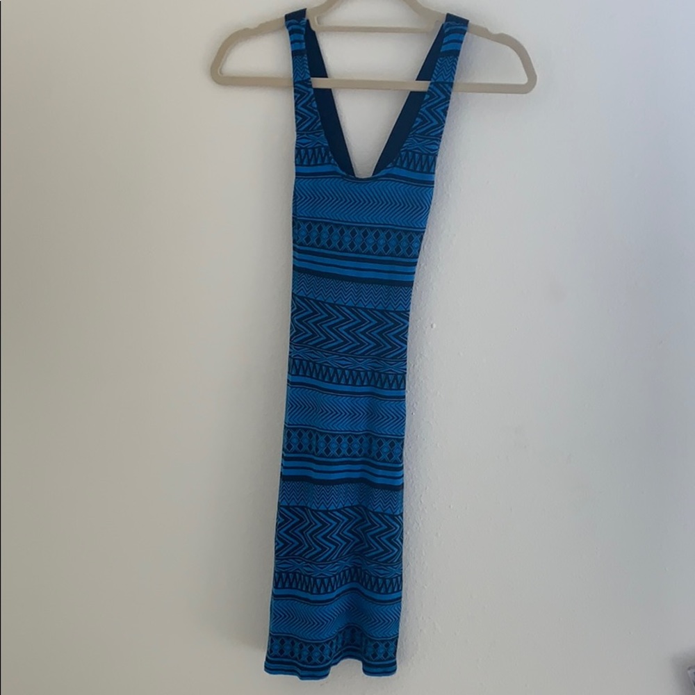 Tribal pattern sexy dress